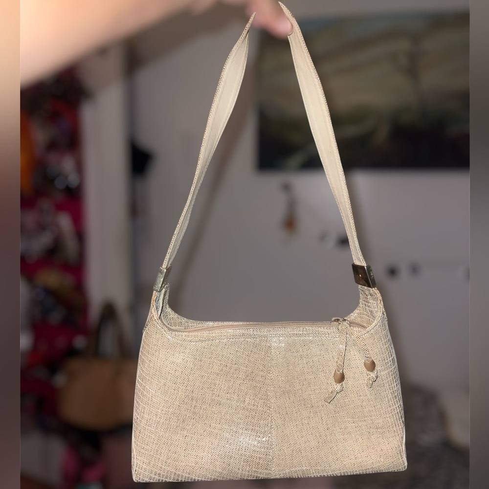 Stuart Weitzman For Russell And Bromley Women's Bag Beige Gloss